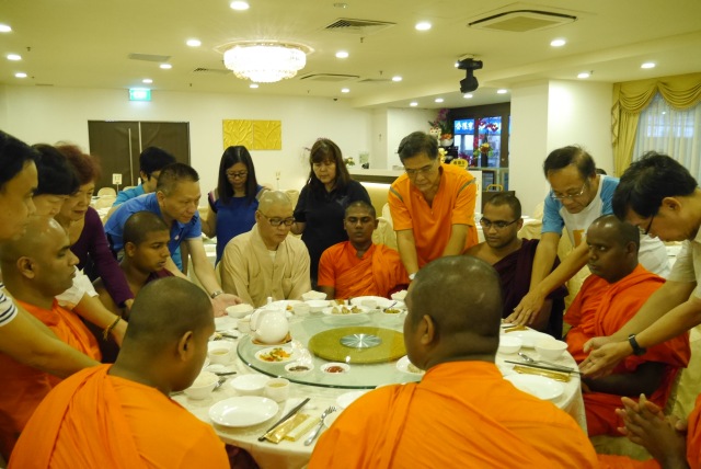 “Proper time for bhikkhus to eat is between dawn and noon”. 